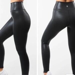 Buffbunny Large Legging Shimmer Black perfect condition smoke pet free home